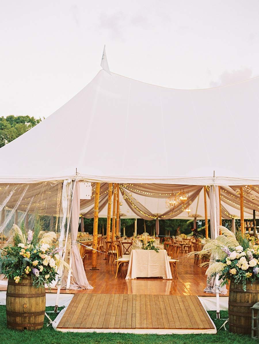 A Gorgeous Mount Hope Farm Wedding Inspired By French Country Decor