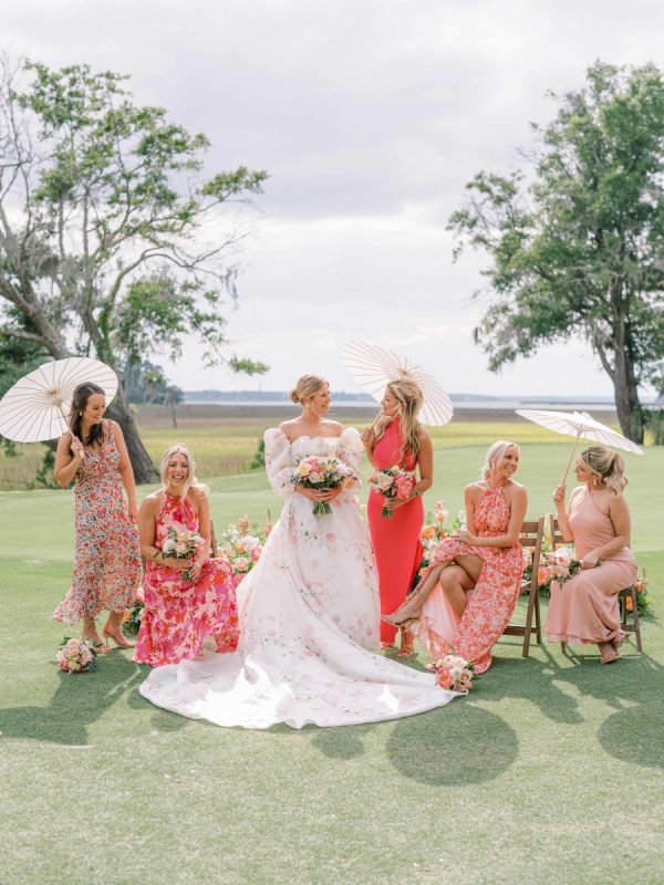 Apricot and Magenta Summer Soirée in Lowcountry