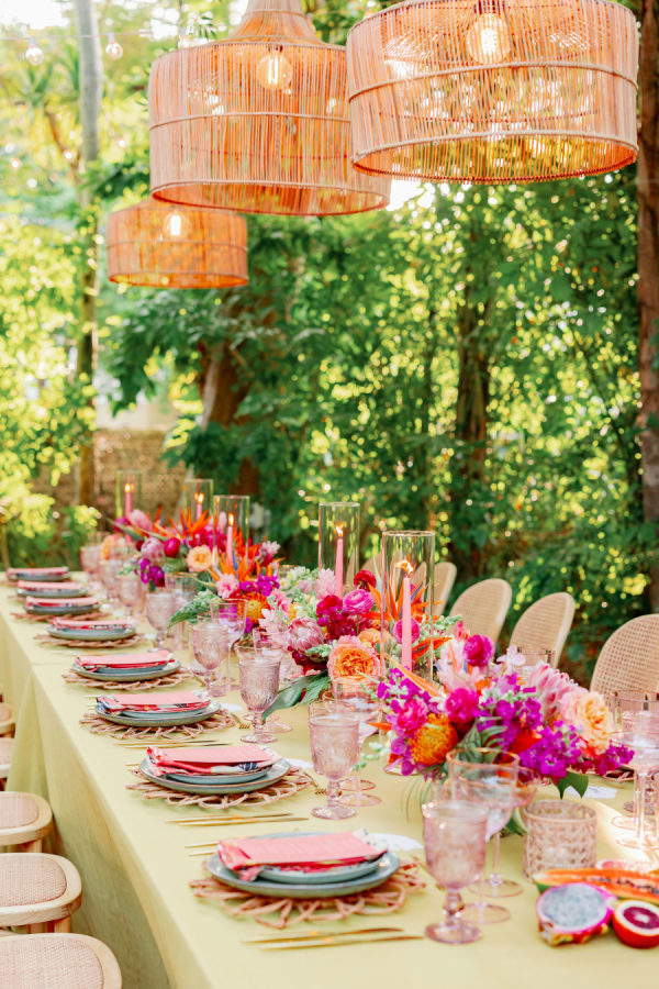 A Chic Garden Wedding With a Tropical Twist at Hemingway Home