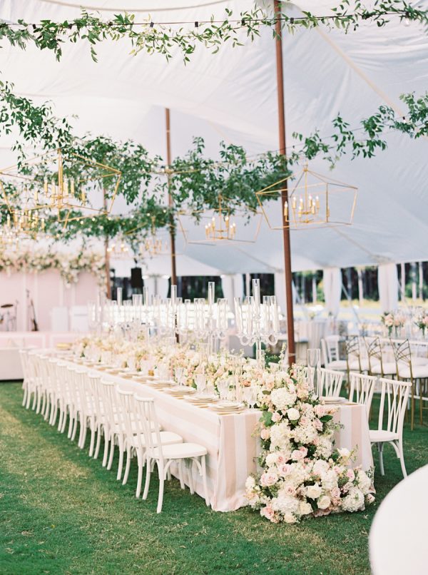 With the Bride's Childhood Home as the Perfect Backdrop, the Vision of Southern Elegance Came to Life