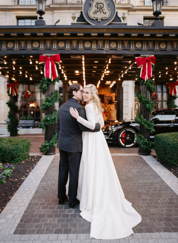 A Candlelit Washington Holiday Wedding Inspired by The Nutcracker