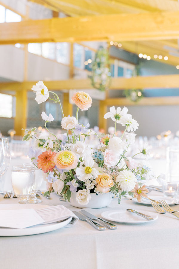 A Modern Garden Party Wedding in Soft Pastels with Personalized Floral Details at Azuridge Estate Hotel